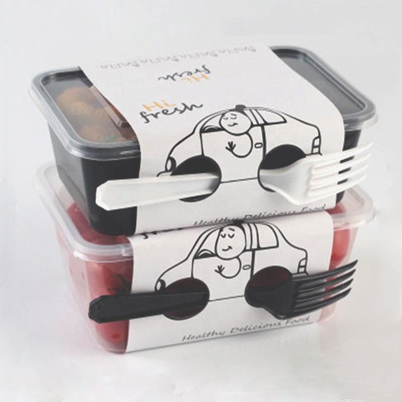 Voedselboxen voedselcontainer Mooi wegwerpbaar Hard Plastic PP Food Storage Container